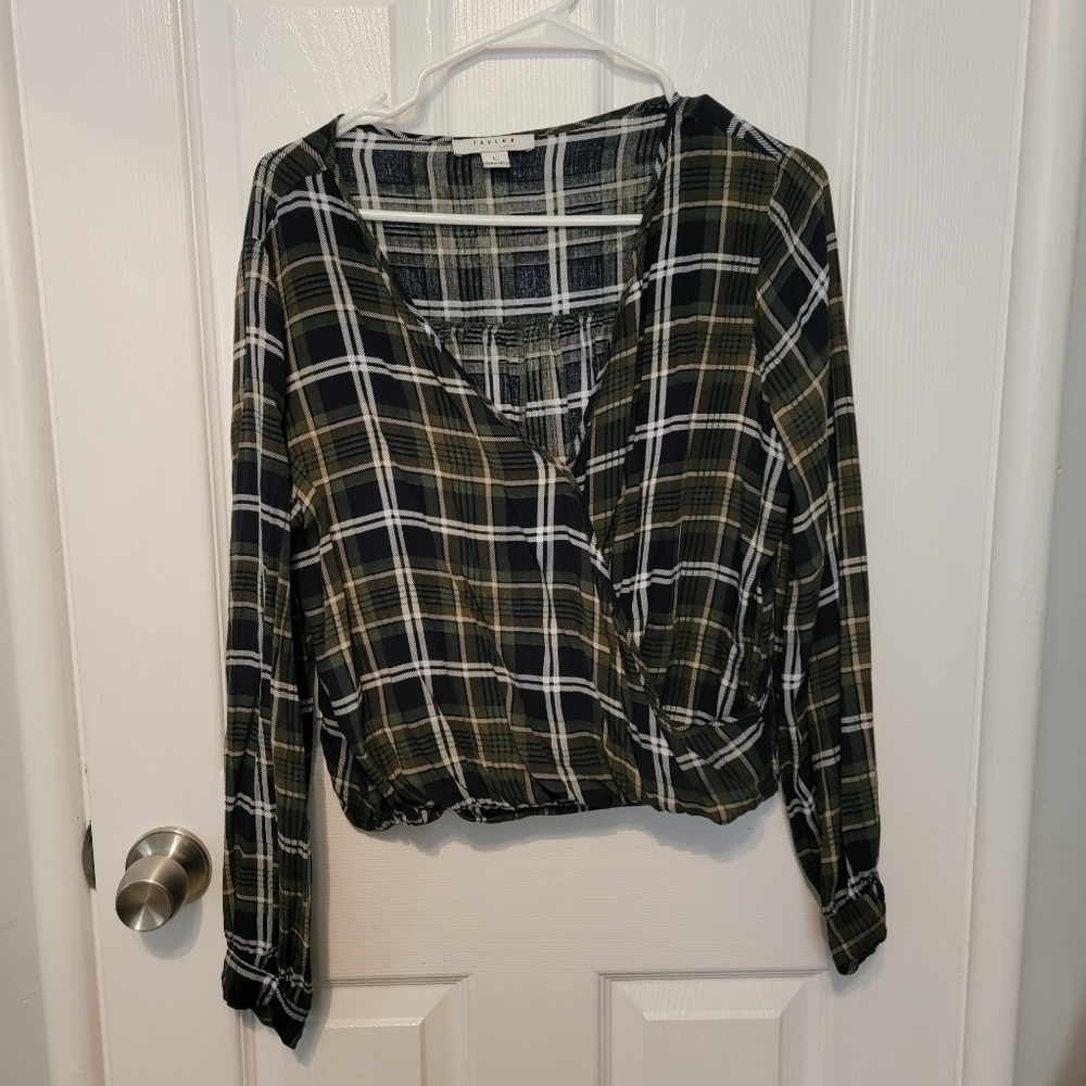 Plaid top